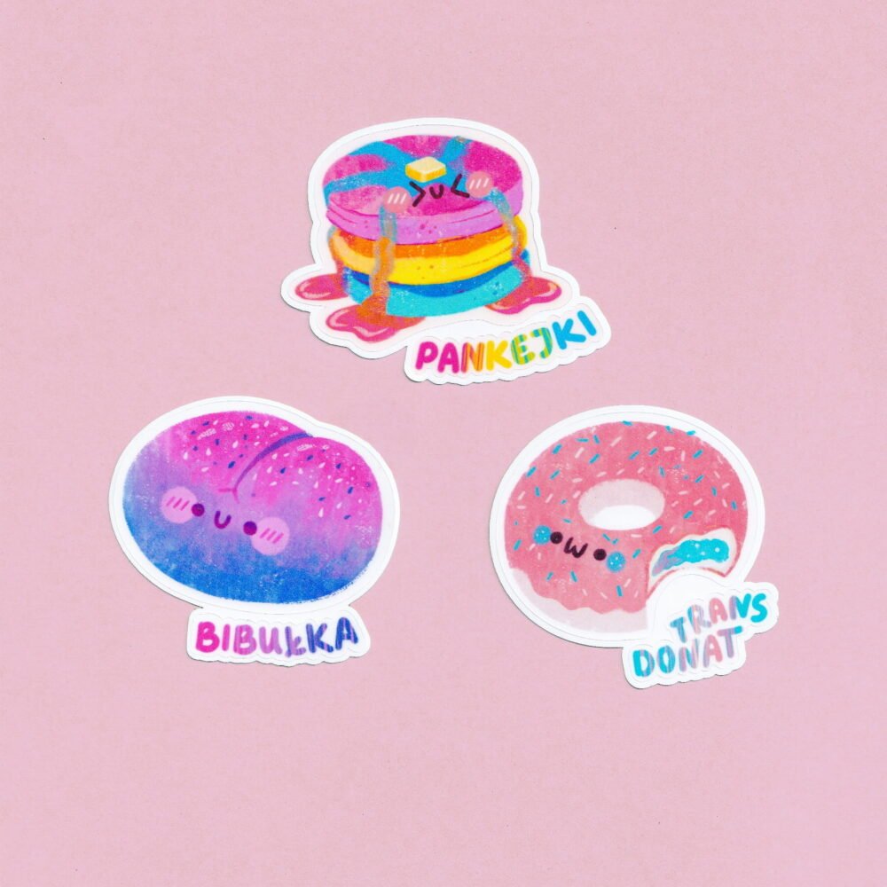 Zestaw naklejki lgbt+ Queer Bakery