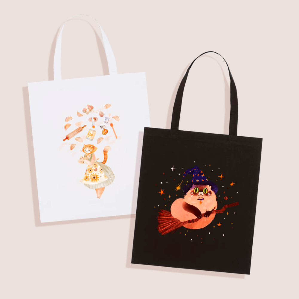 Koci Zestaw Toreb Bawełnianych