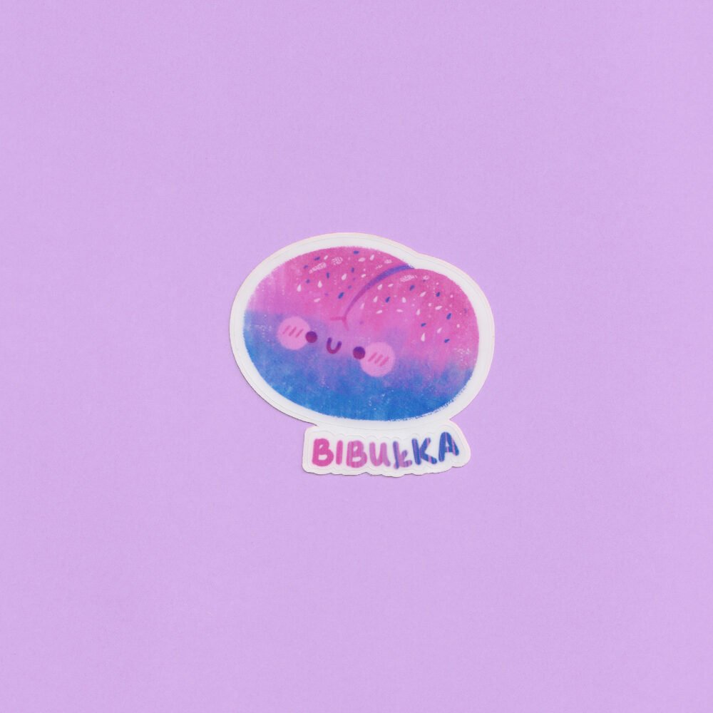 Naklejka LGBT+ Biseksualna Bibułka