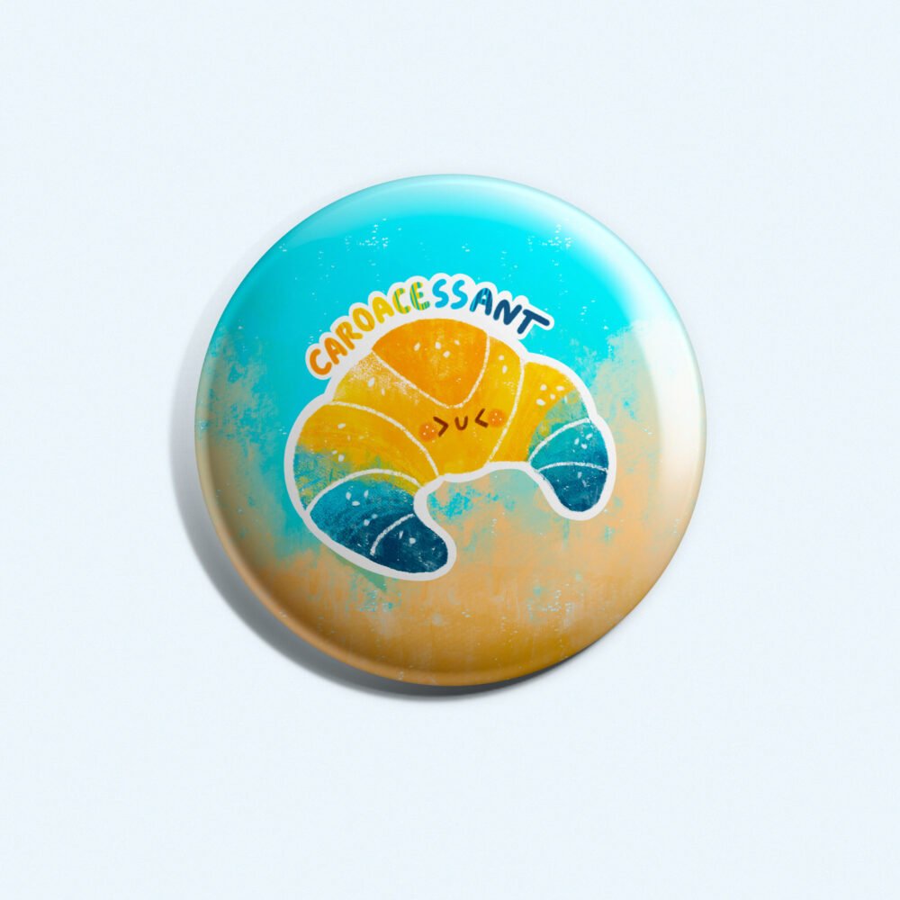 Aroace Caroacessant Przypinka 58mm