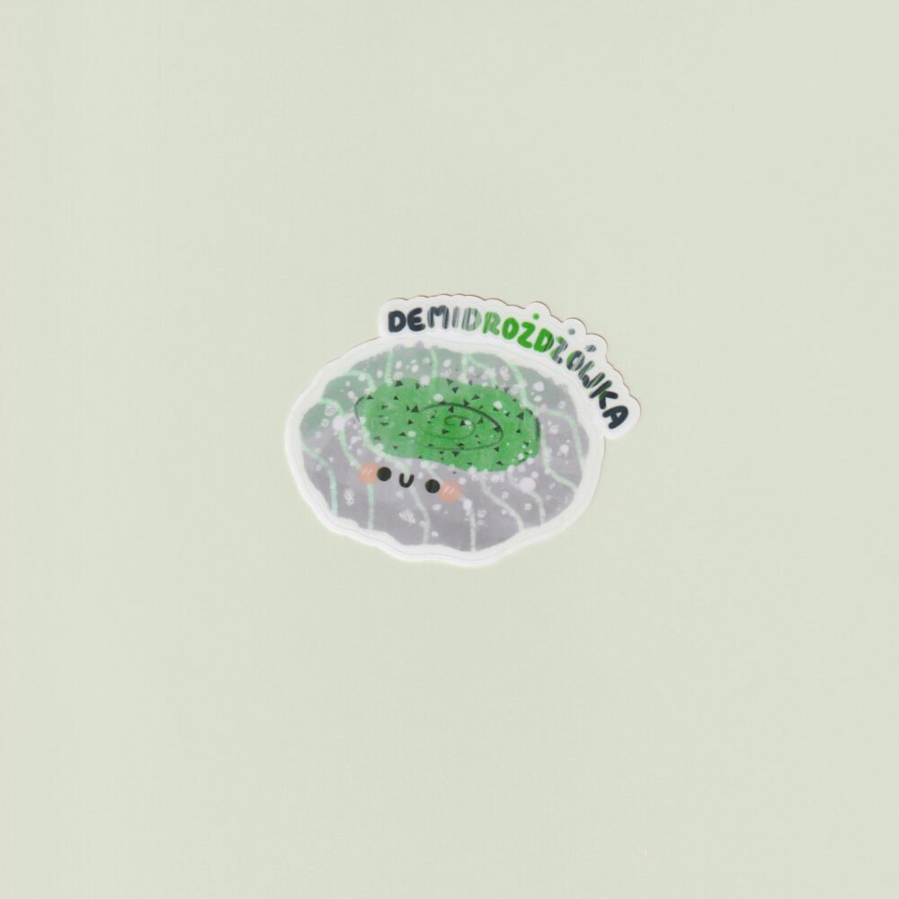 Demiromantyczna Drożdżówka Naklejka