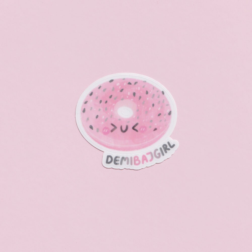 Demigirl Demibajgirl Naklejka