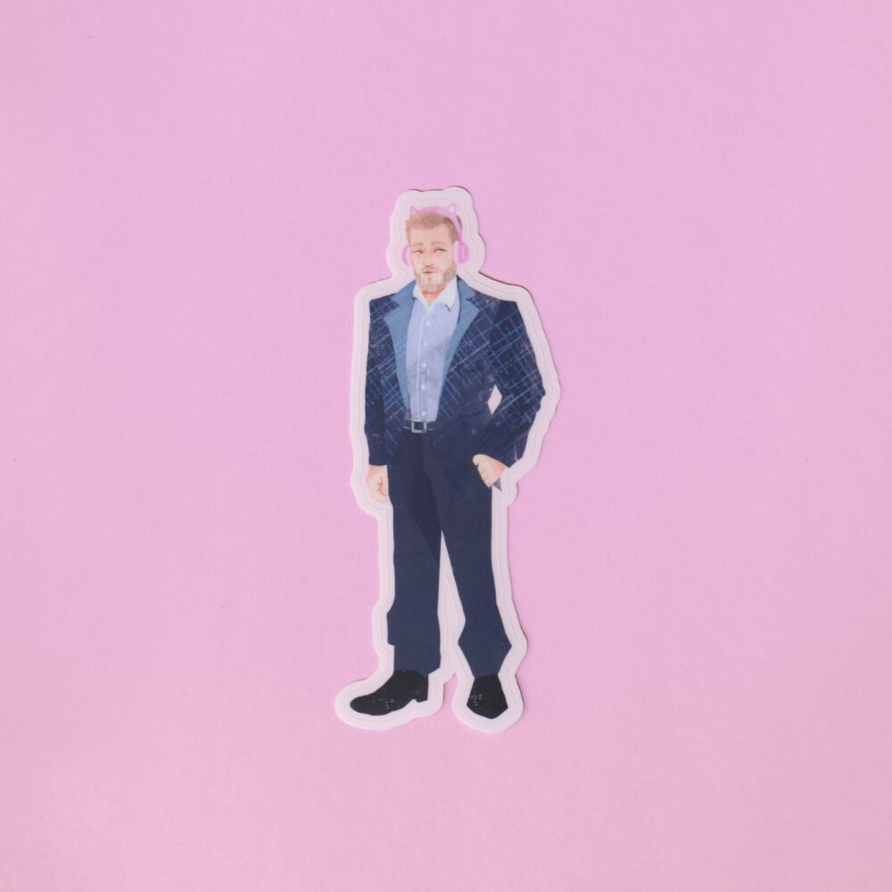 Potężny Duńczyk Naklejka | S | M | XL |