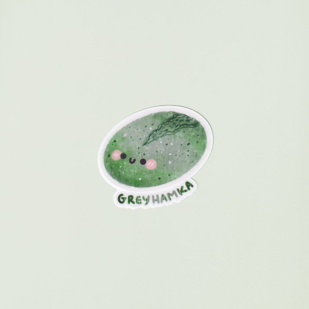 greyromantyczność naklejka grahamka greyromantyczna