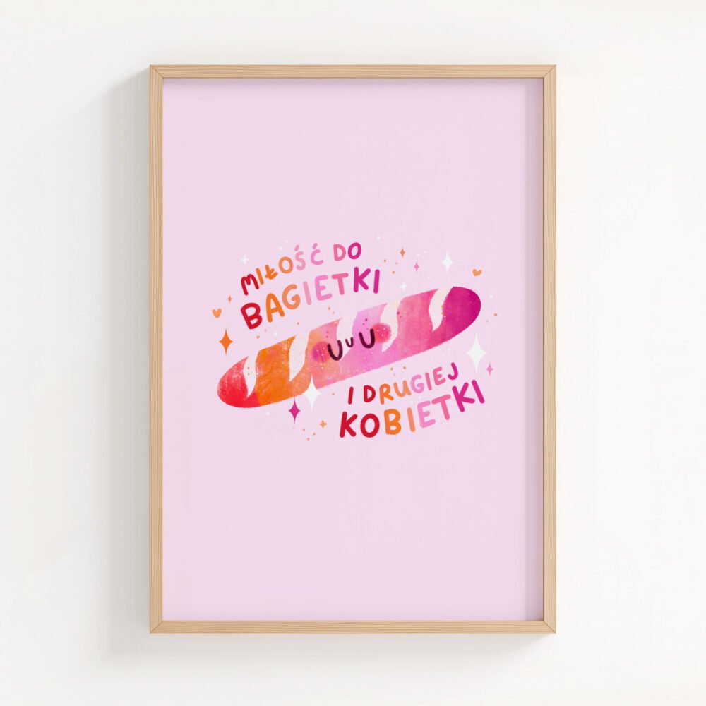 Lesbagietka Art Print | A5 | A4 | A3 |