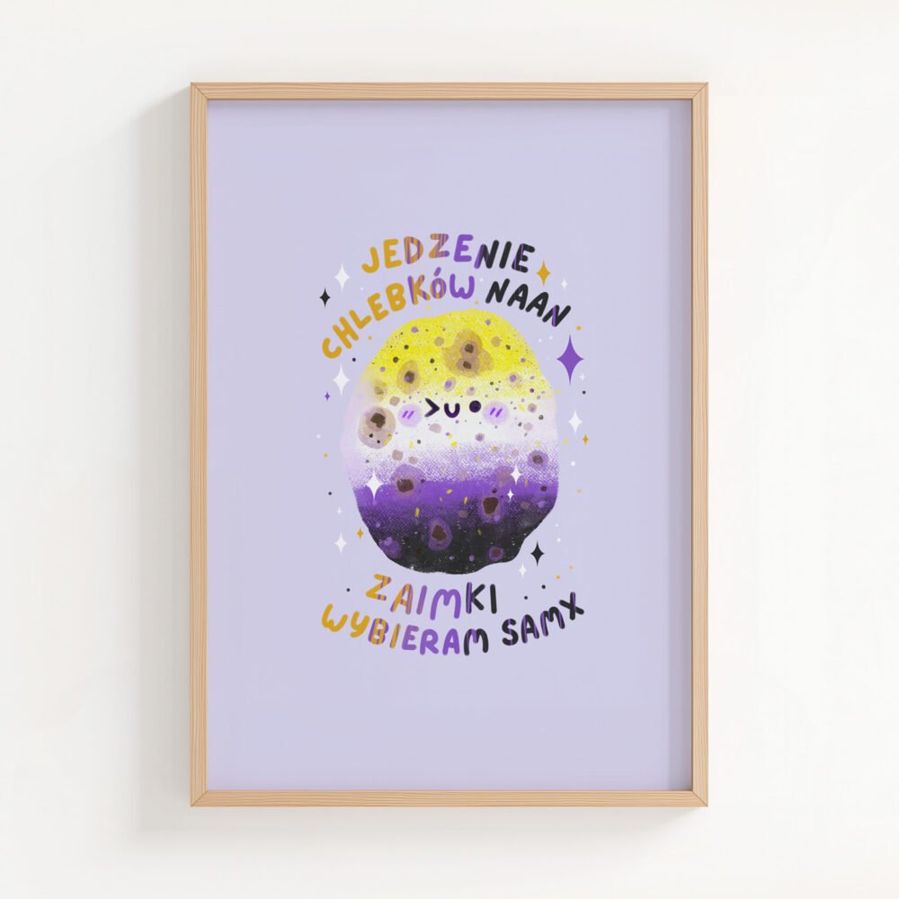 Niebinarne Naanbinary Art Print | A5 | A4 | A3 |