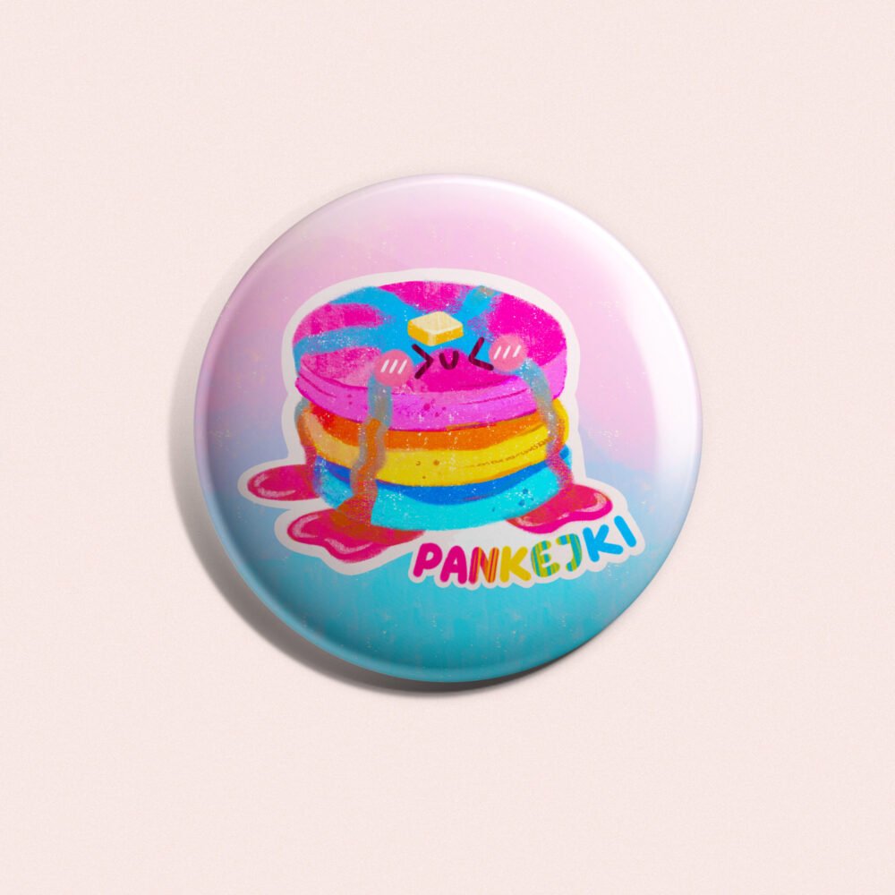 Panseksualne PANkejki Przypinka 58mm