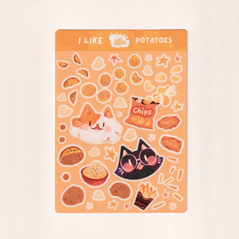 Team Ziemniaczki Arkusz Naklejek