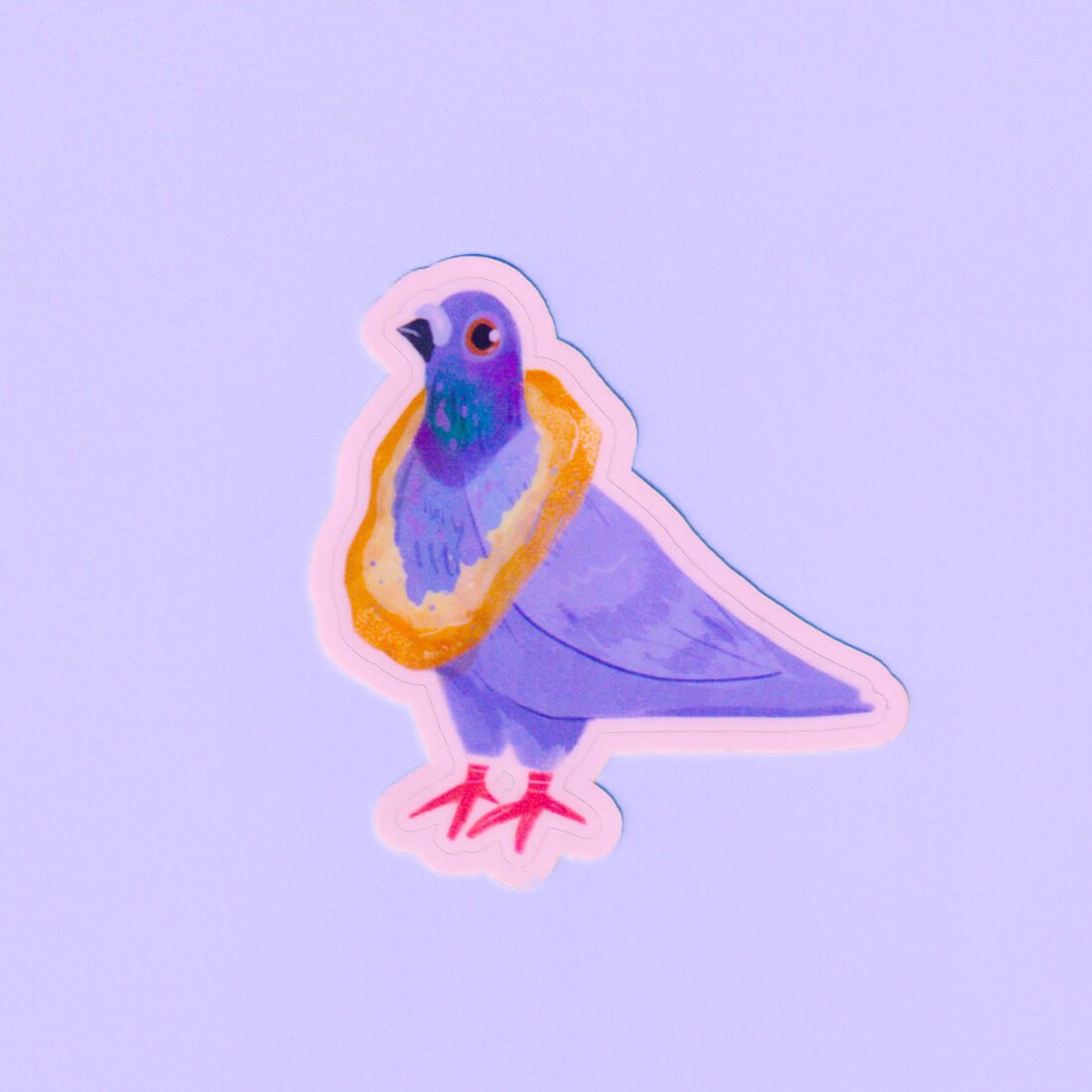 Chlebowy Gołąb | S | M | Naklejka